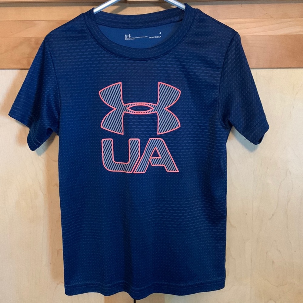 Under Armour shirt. Size boy 4